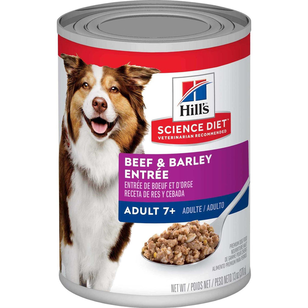 Adult 7+ Beef & Barley Dog Food V541