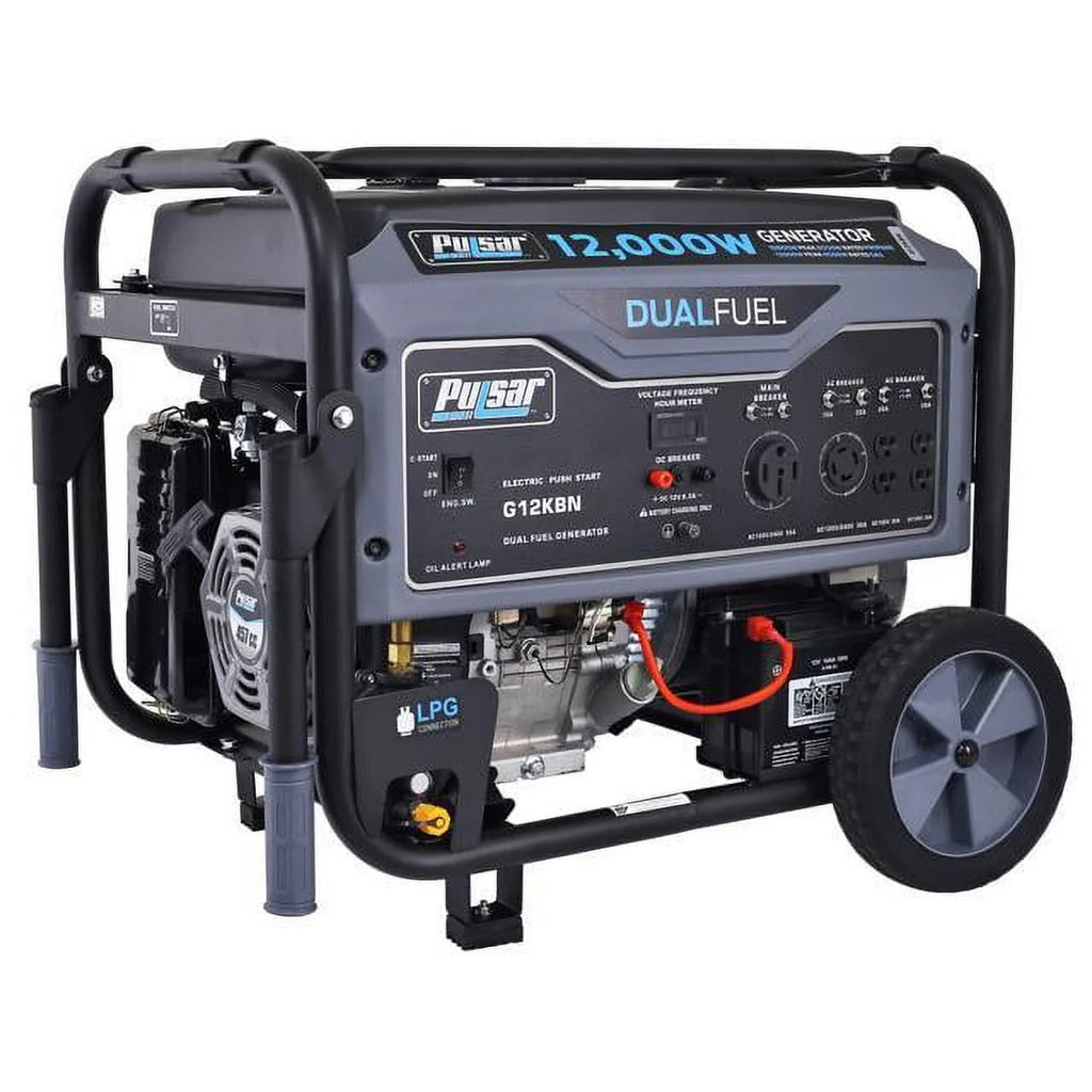 12,000W Dual Fuel Portable Generator with Electric Start C1591
