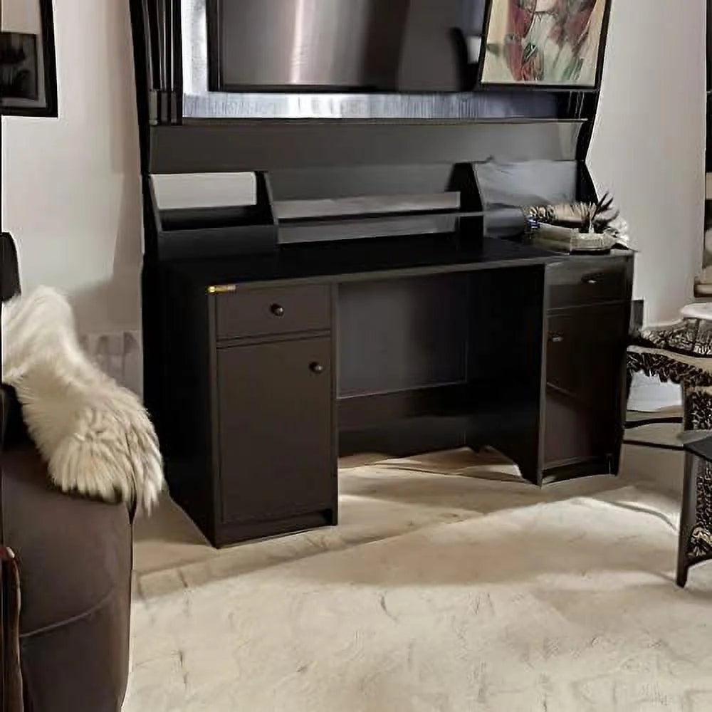 Computer Desk with Hutch and Drawers Wood Office Desk with Shelf W409110