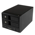 USB 3.0 eSATA Dual-Bay 3.5 SATA III Hard Drive Enclosure V8490