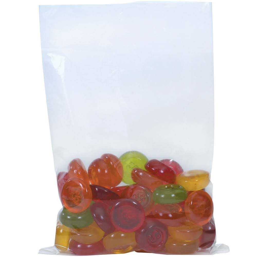 1.5 Mil Clear Poly Bags 22x22 x 24x22 500/Case L5525
