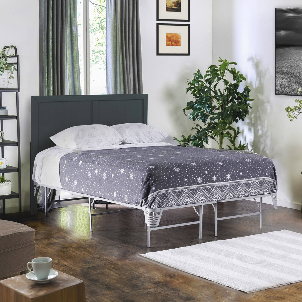 Platform Bed Frame with Mattress Foundation Full H745