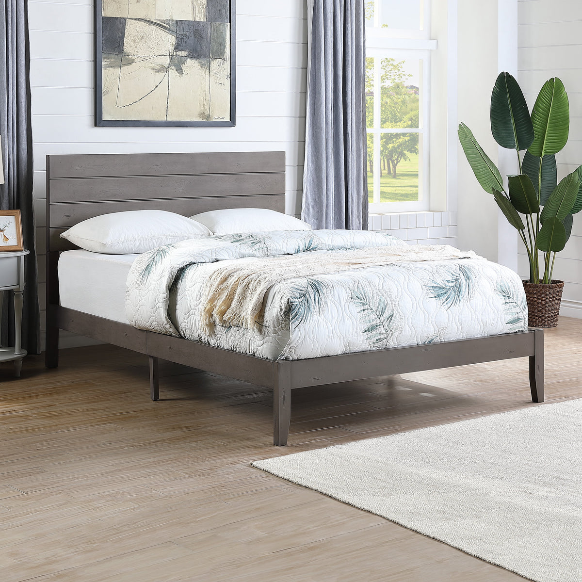 Queen Size Bed with Headboard E90237