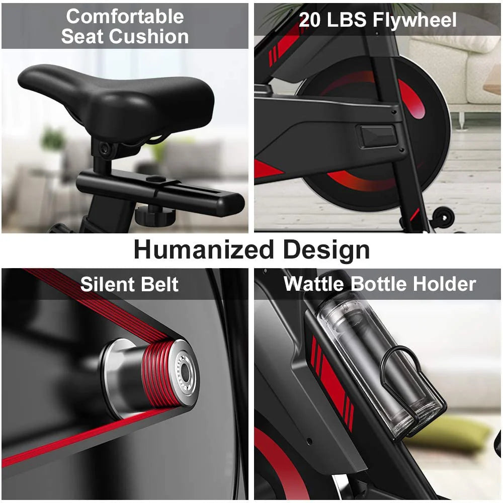 Stationary Bike with LCD Display M66583