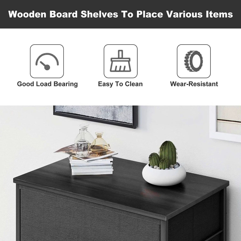 2 Drawer Fabric Dresser S560983