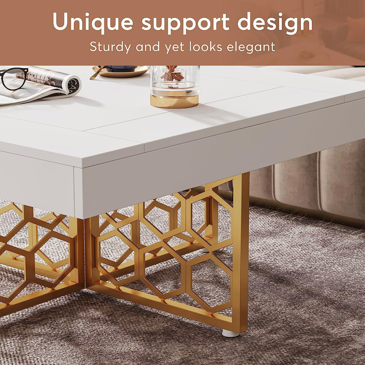 White Square Coffee Table Z446253