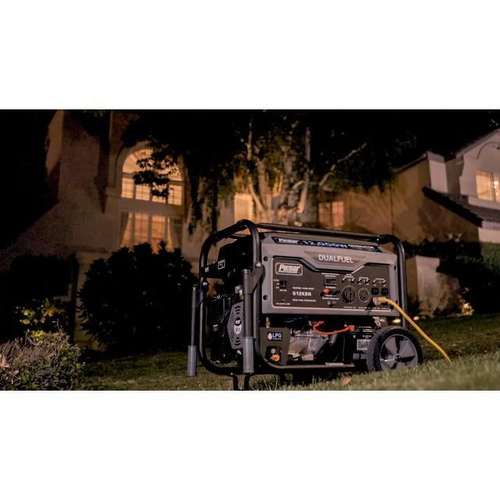 12,000W Dual Fuel Portable Generator with Electric Start C1591