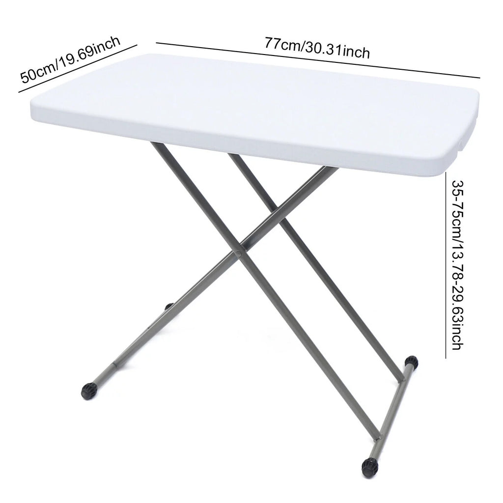 30"x 20" Portable Foldable Height Adjustable Dining Table T927971