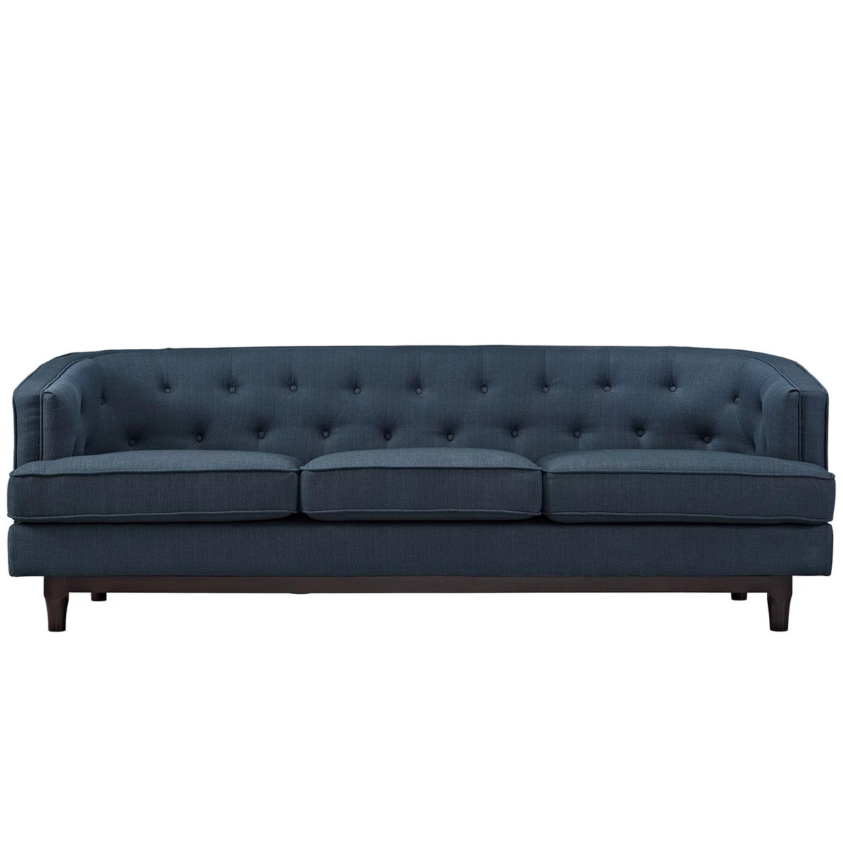 Navy Blue Fabric Sofa B59437