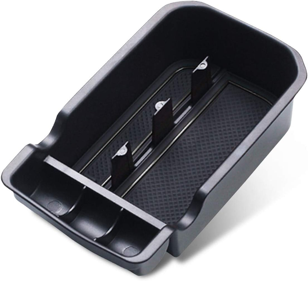 Car Center Console Organizer Armrest Box Storage Tray Red Pack of 2 B62078