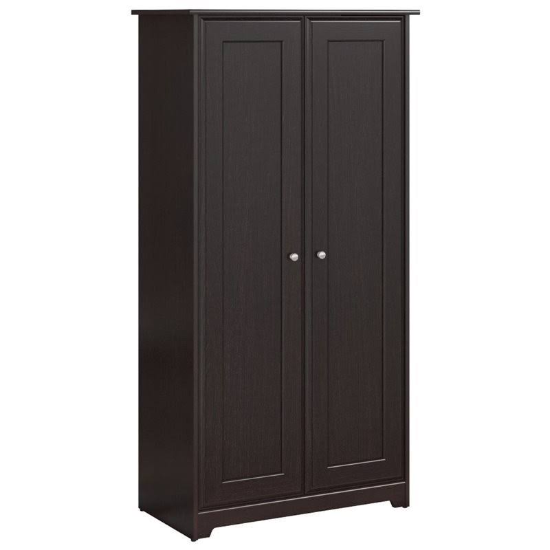 2 Door Storage Cabinet in Espresso Oak W17897