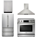 36 Electric Range, Range Hood, Refrigerator, Dishwasher O145490