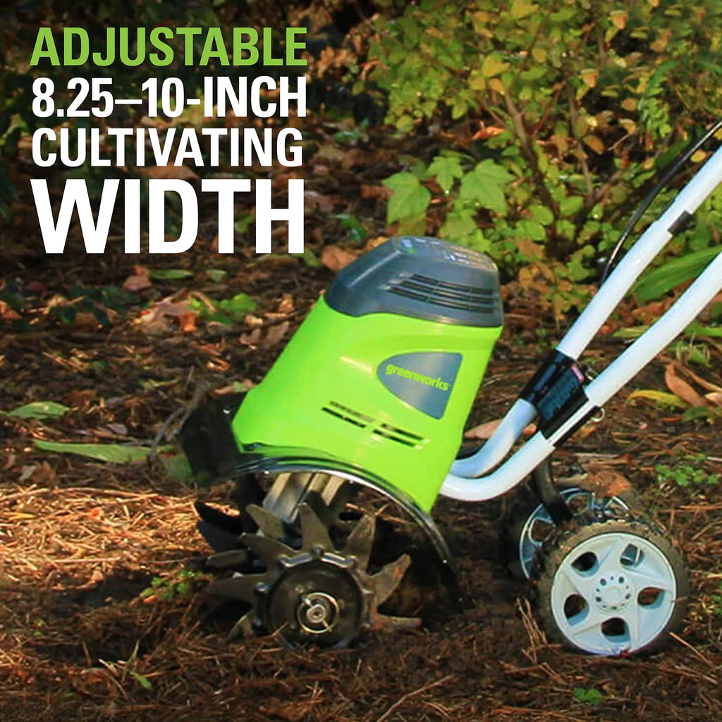 8 Amp 10-inch Corded Electric Cultivator/Tiller A38106