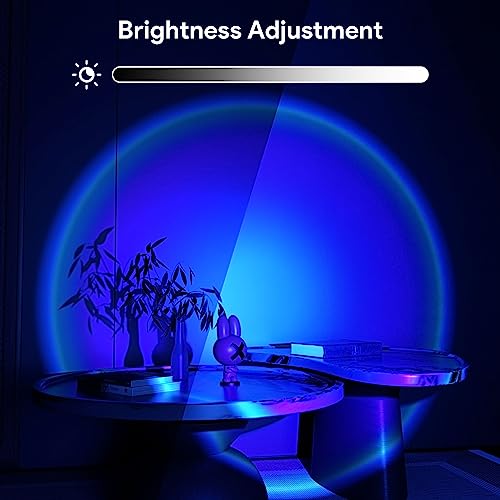 Multicolor LED Projection Sunset Lamp with Remote L5633