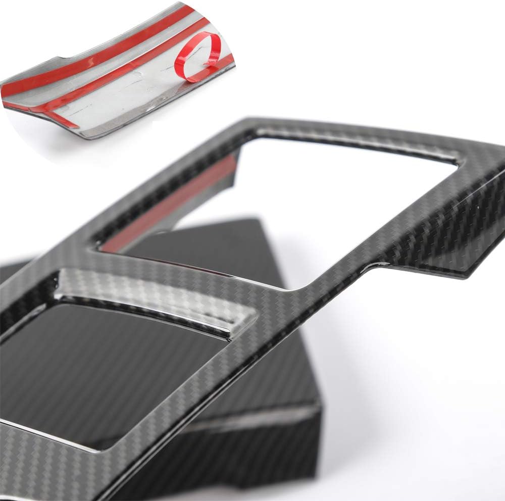 Carbon Fiber Central Console Air Conditioner Panel Trim 5pcs P77376