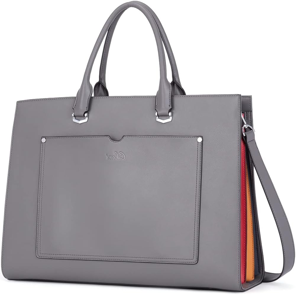 Leather 15.6 Inch Laptop Shoulder Bag X7242