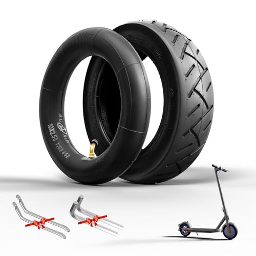60/70-6.5 & 10x2.5 Pneumatic Scooter Tire and Tube Set of 4 G871585