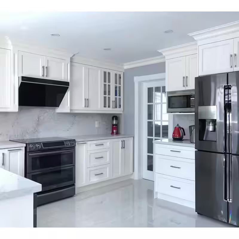 30 in. 850 CFM Under Cabinet or Wall Mount Range Hood with Touchscreen in Black T997