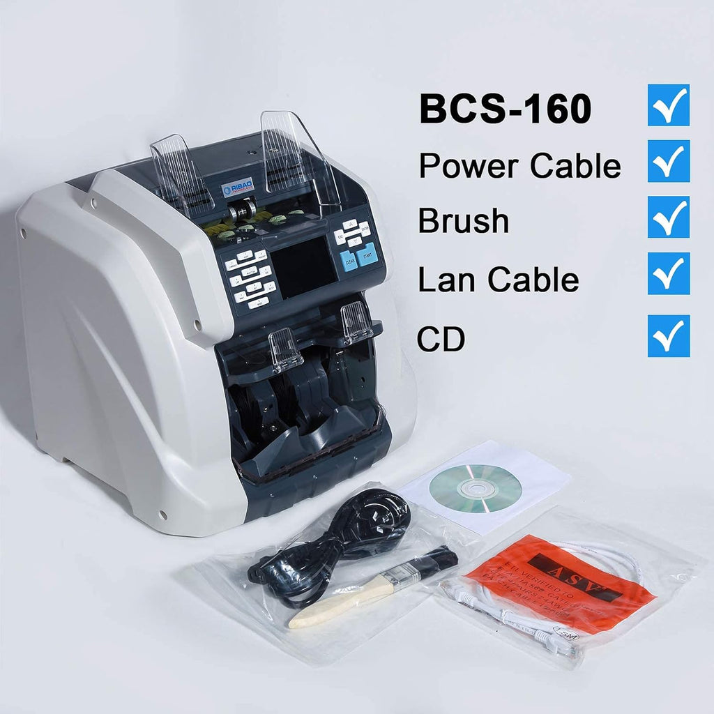 Two-Pocket Mixed Denomination Money Counter V519