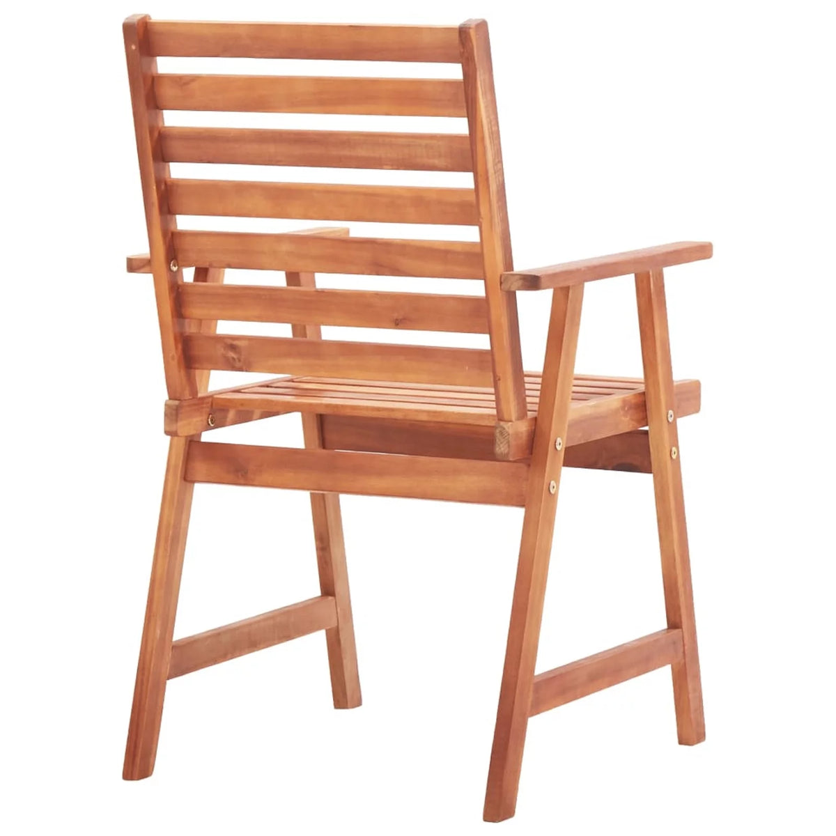 3 pcs Solid Acacia Wood Patio Dining Chairs P69122