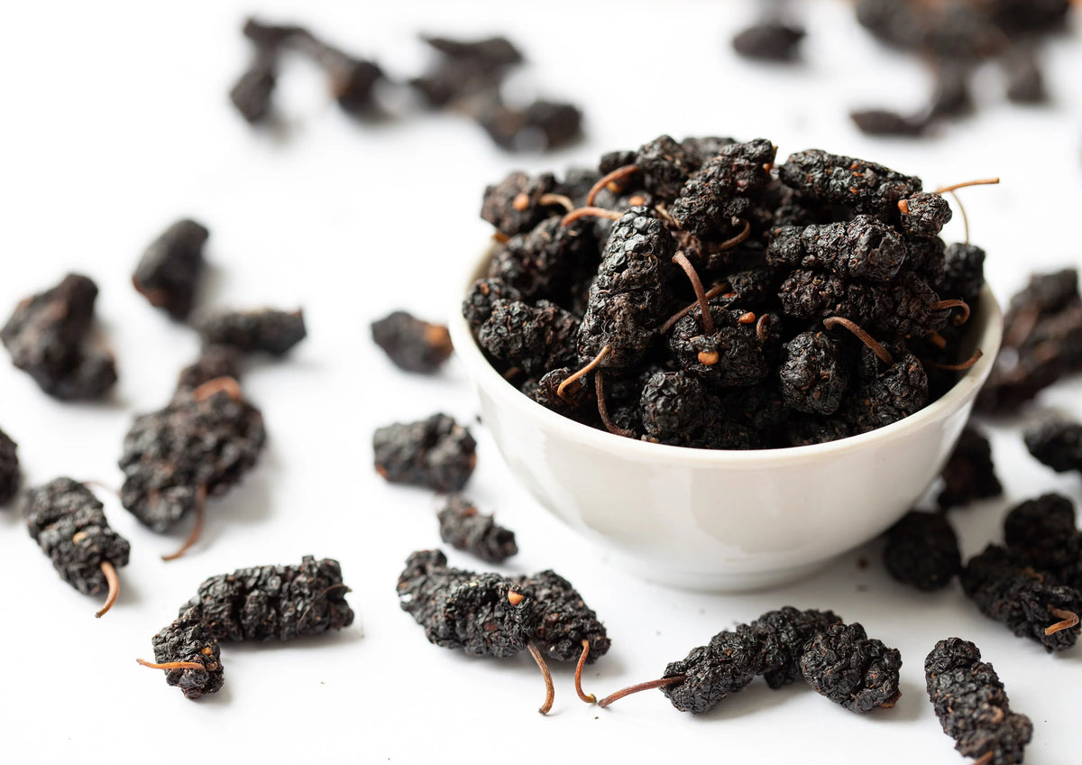 Organic Black Mulberries 2 Pounds M169708