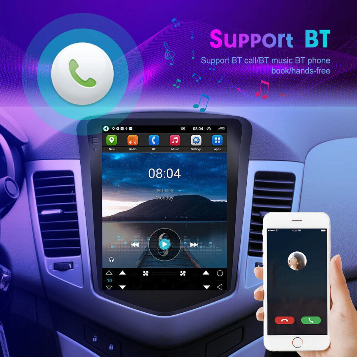 9.7 Android 11 Car Radio Stereo GPS W21992
