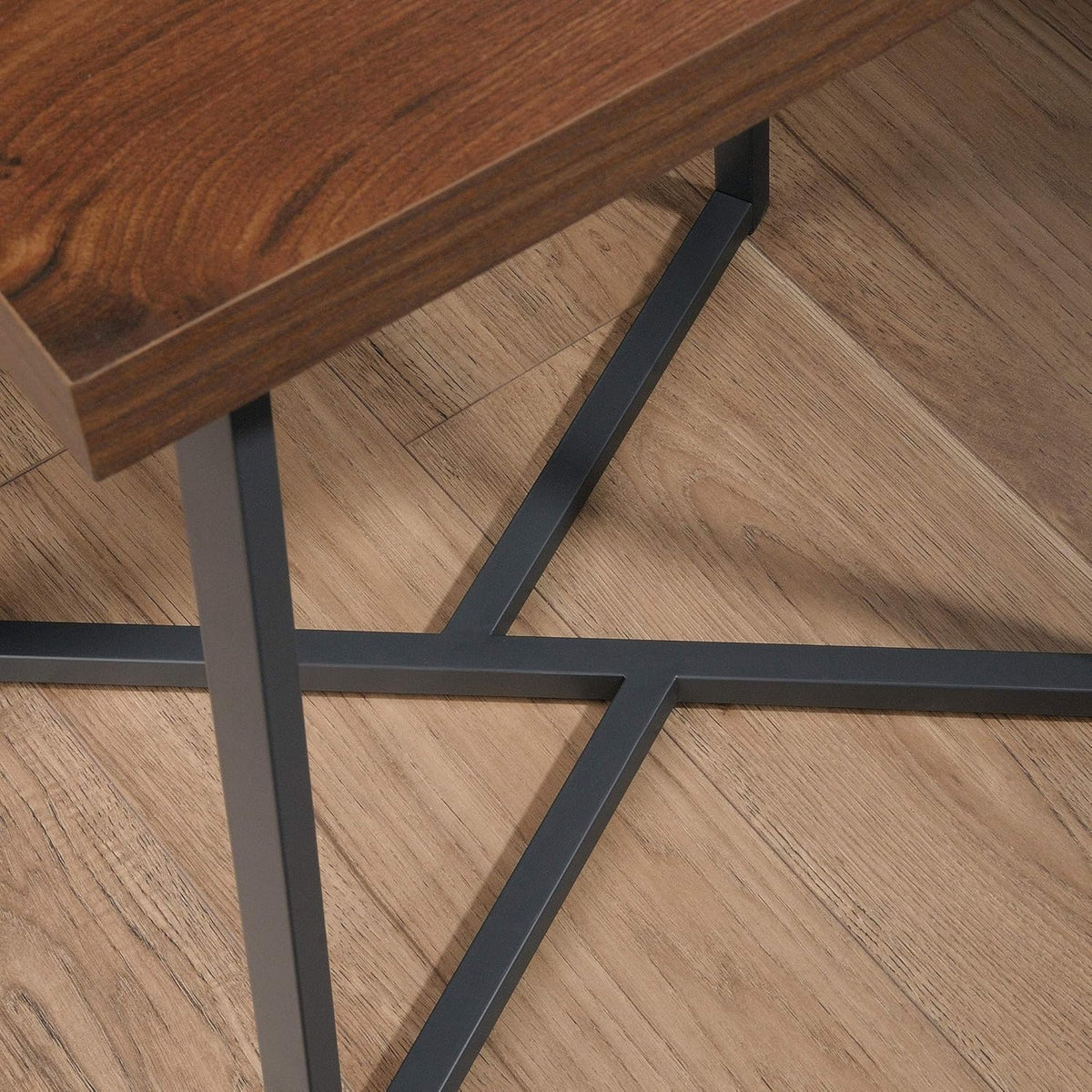 Side Table Grand Walnut Finish Pack of 2 J8067