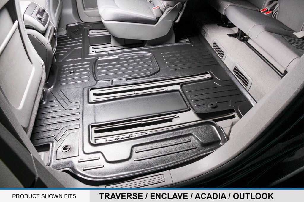 Black 2 Row Floor Mat Liner Set C211528