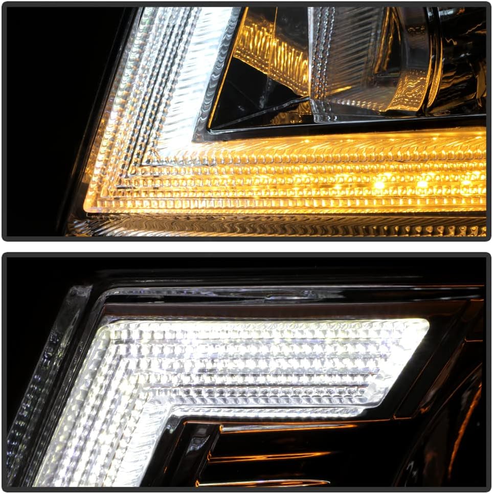 Chrome LED Headlights Pair U91827
