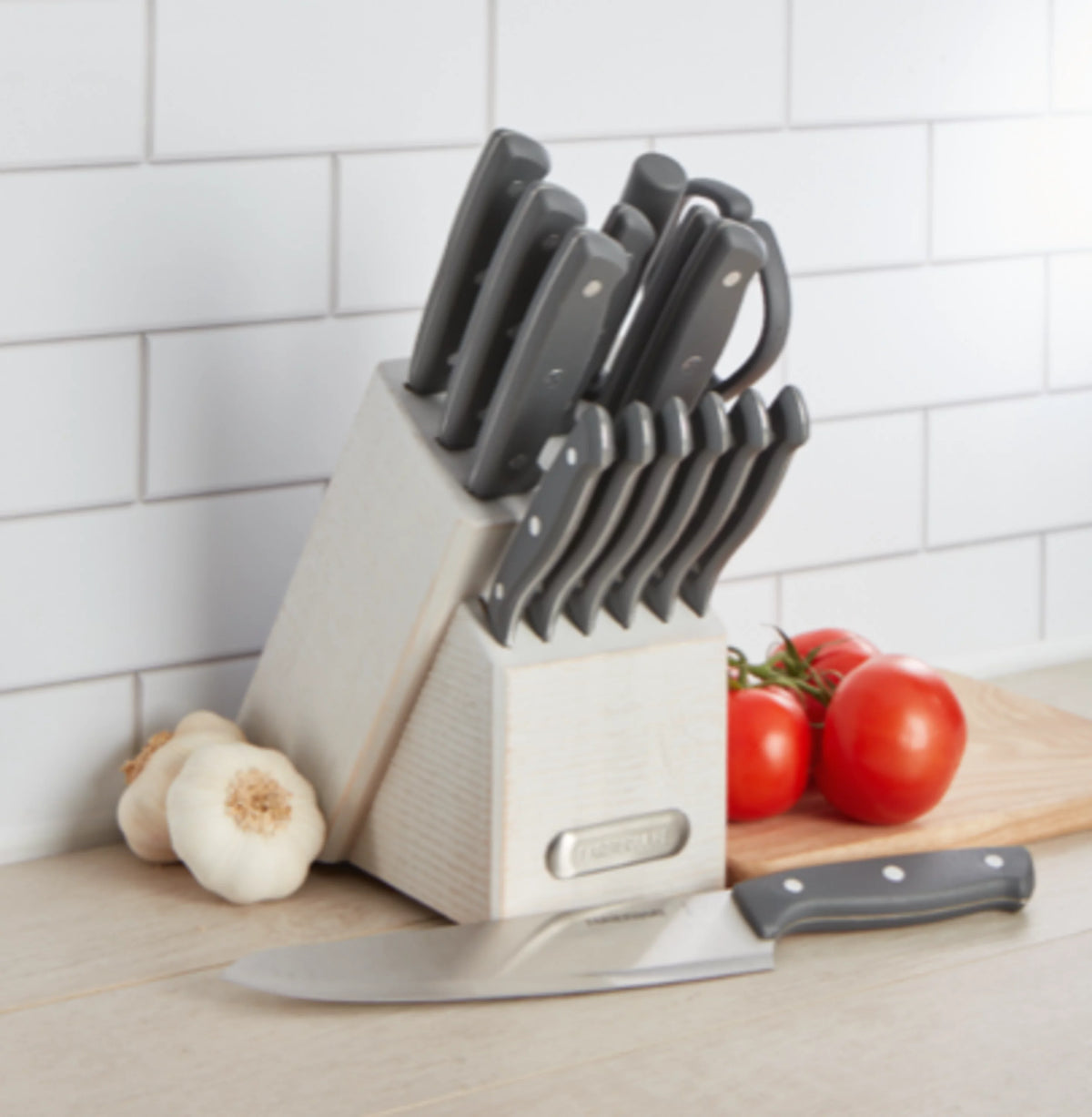 15-piece Triple Rivet Knife Block Set D1517