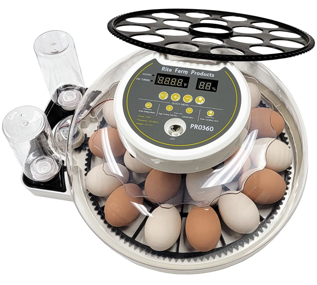 21 Egg Chicken Incubator & Hatcher & 2 Turner Trays G23060