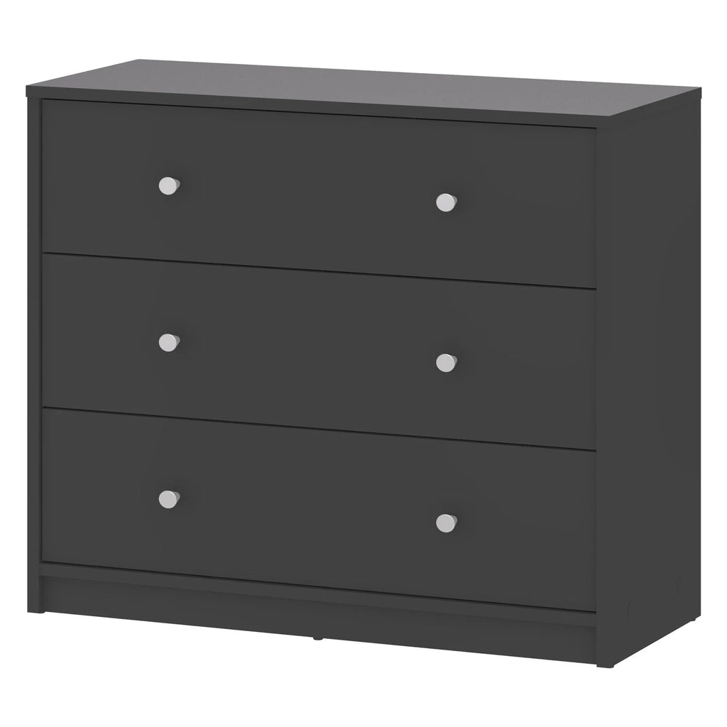 White 3 Drawer Dresser V52138