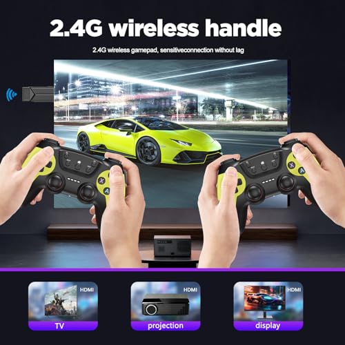 Wireless Retro Gaming Console with Dual Controllers U57114