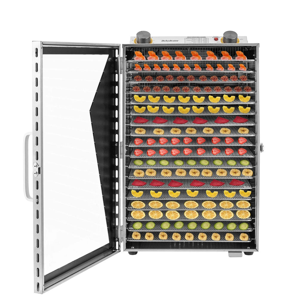 18 Trays Food Dehydrator 304 Stainless Steel F71542