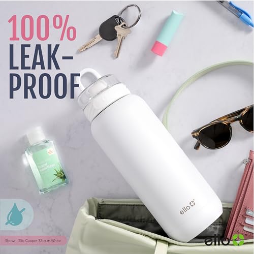 32oz Stainless Steel Water Bottle with Straw and Carry Handle J5985