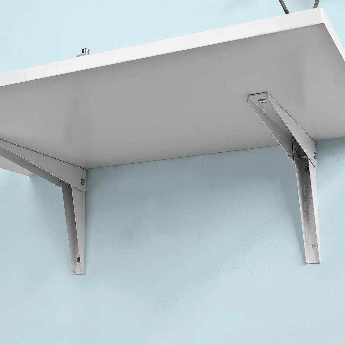 Wall-Mounted Folding Wooden Table White X98444