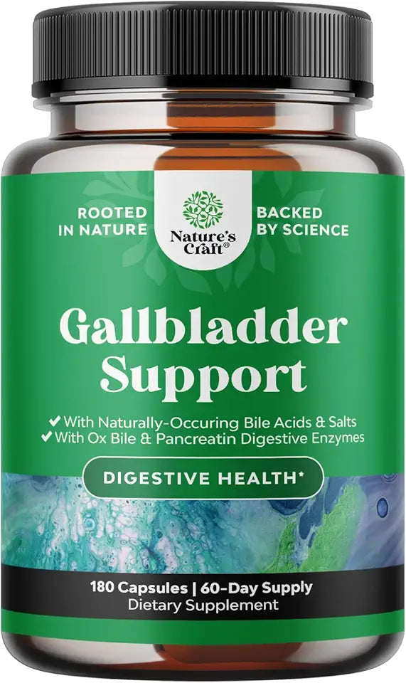 Bile Salts Supplement with Pancreatin Digestive Enzymes V6861