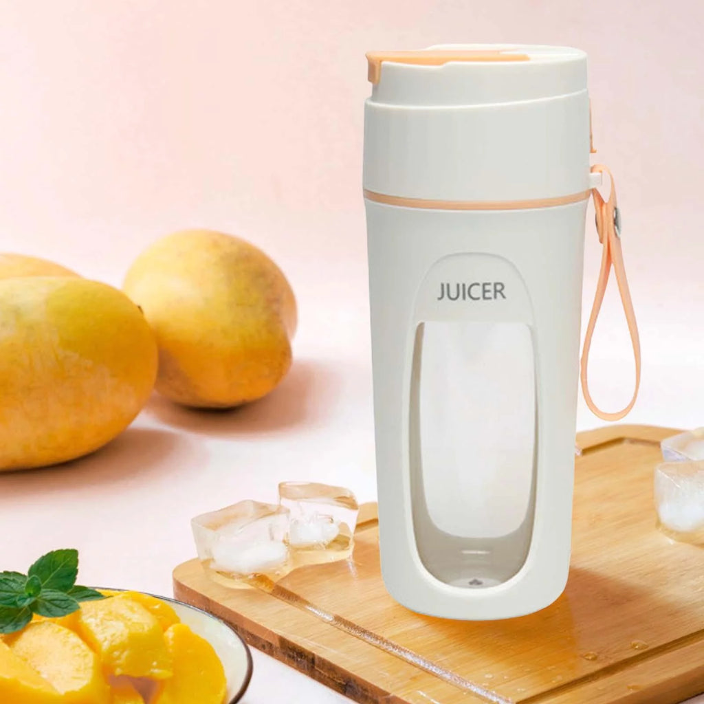 Orange 340ml Rechargeable Electric Juicer Cup Q4676