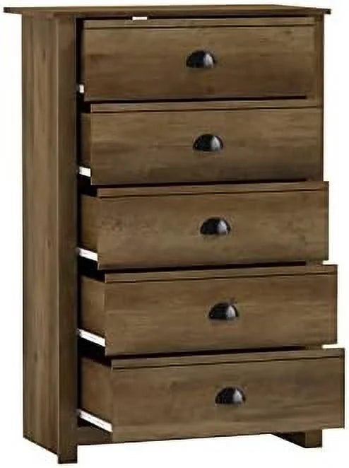 5 Drawer Wood Dresser O4655