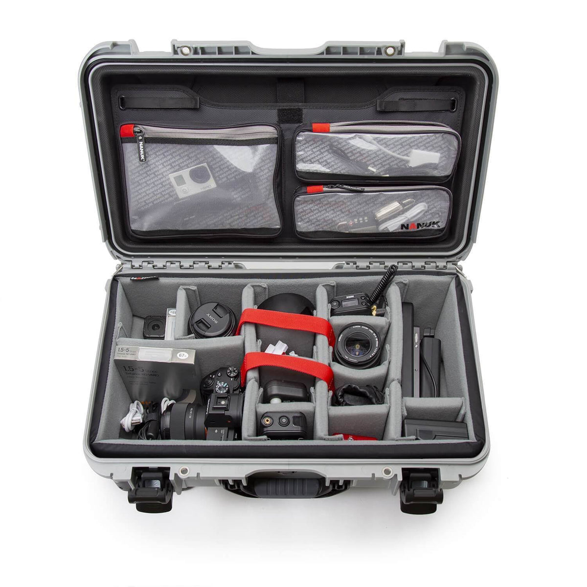 Protective Case with Dividers and Lid Organizer L604087