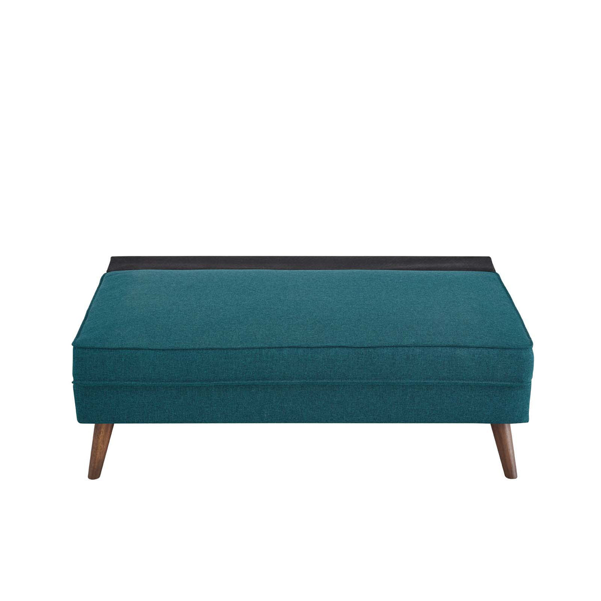 Teal Upholstered Fabric Loveseat K3528
