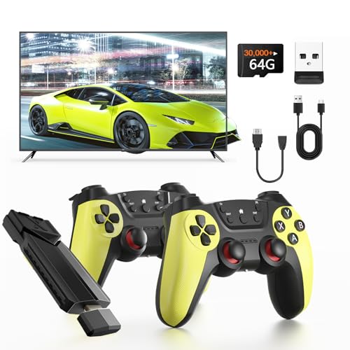 Wireless Retro Gaming Console with Dual Controllers U57114