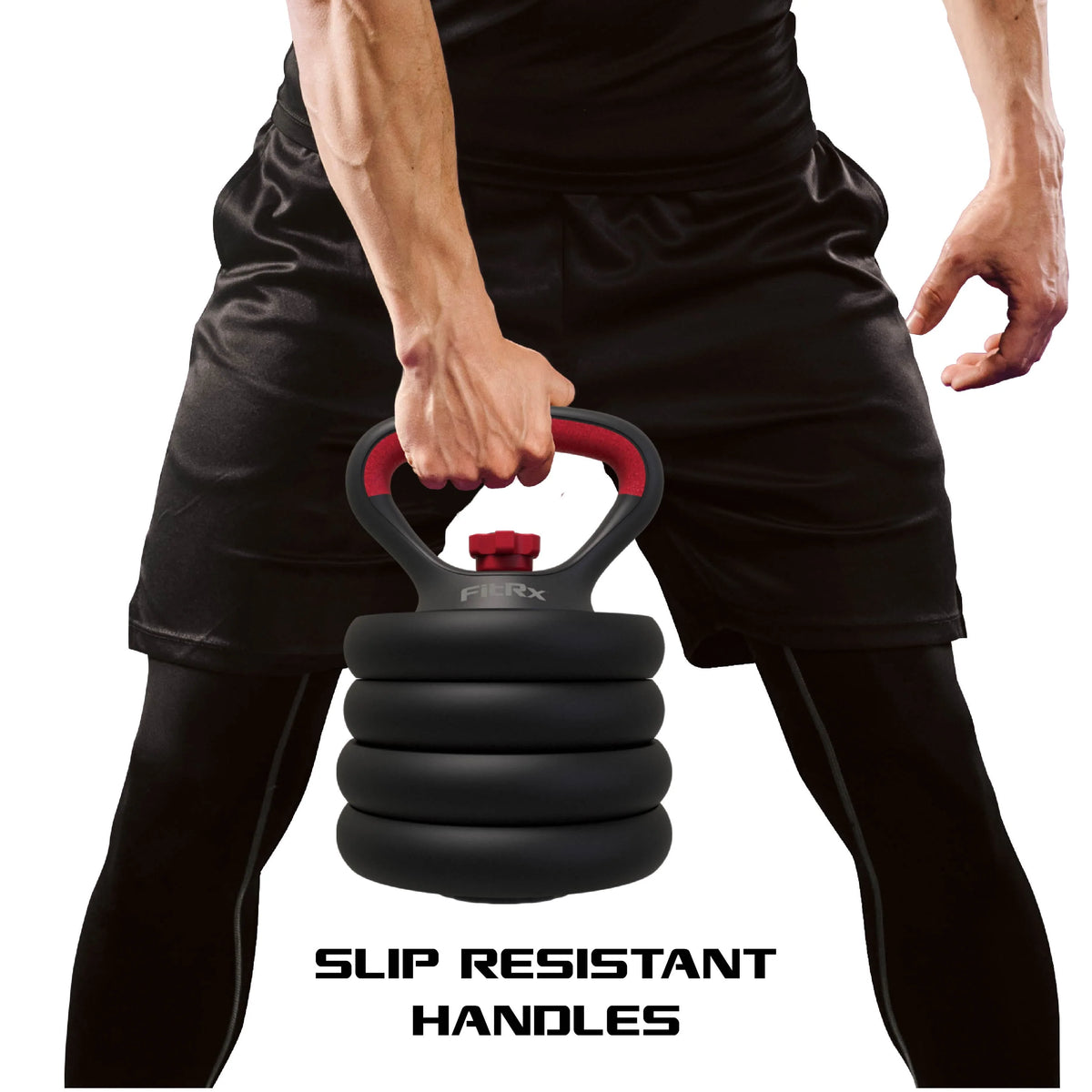60 lbs Adjustable Dumbbell, Barbell, and Kettlebell Weight Set D1916
