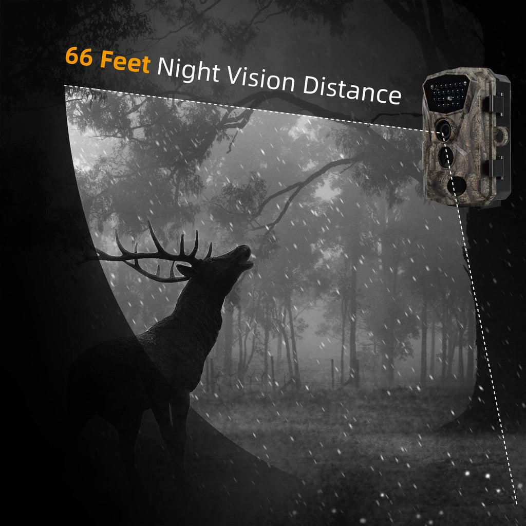 2 Pack 18MP 1080P Trail Game Camera with Night Vision K485165