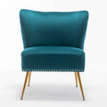 Velvet Armless Accent Chair Y209