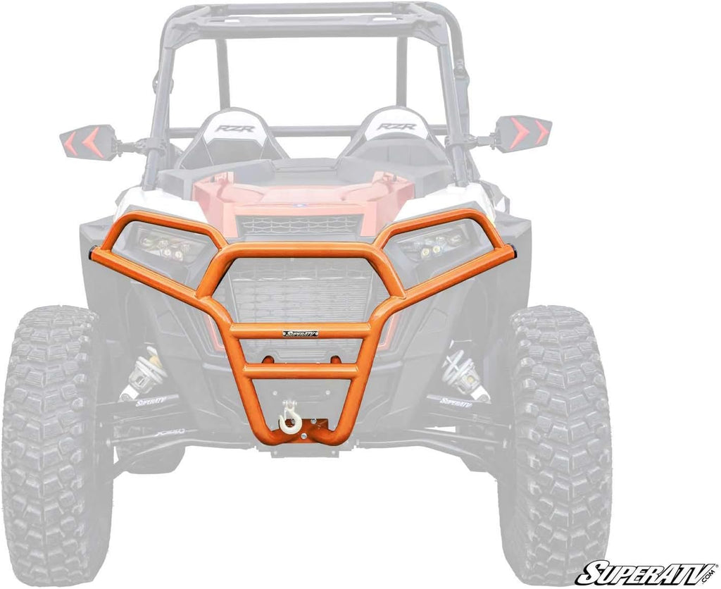 Front Bumper for Polaris RZR S 1000 Orange Heavy Duty Steel Tubing P866