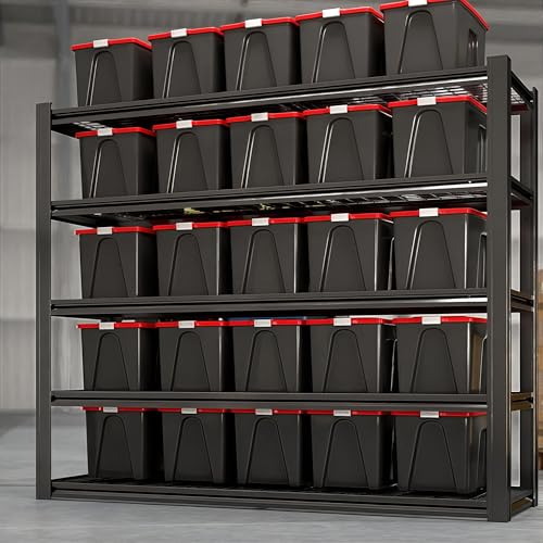 72" H Heavy Duty Metal Shelving 3500LBS Adjustable Storage Shelves R648