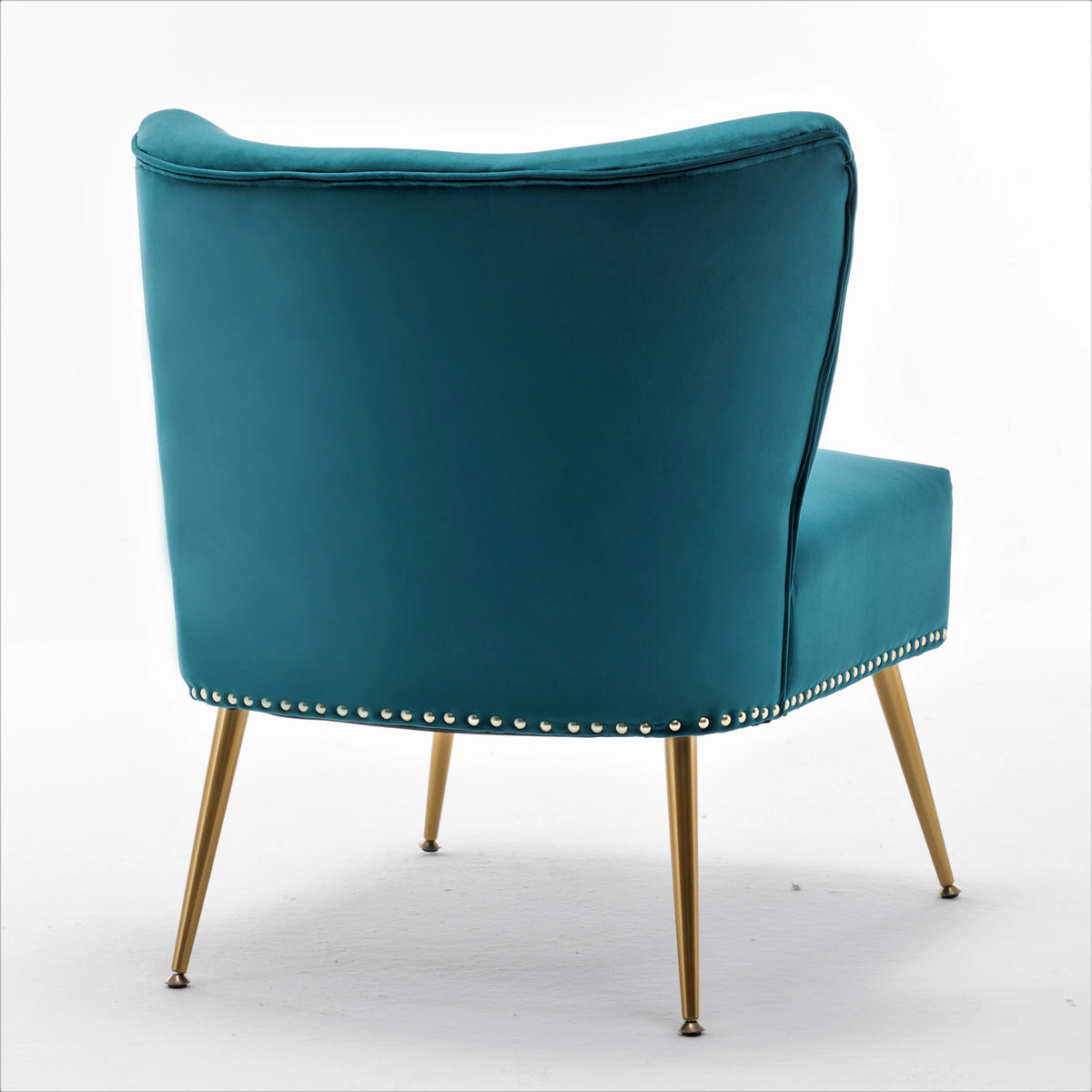 Velvet Armless Accent Chair Y209