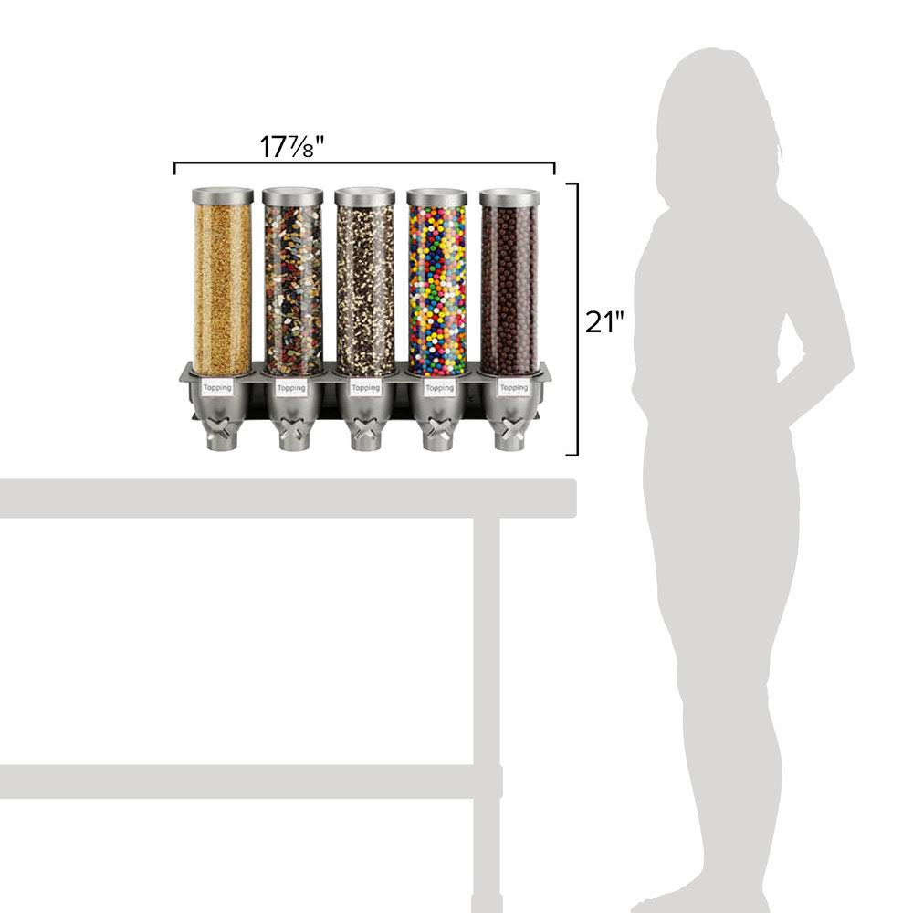 5-Container Wall Mount Dispenser V192