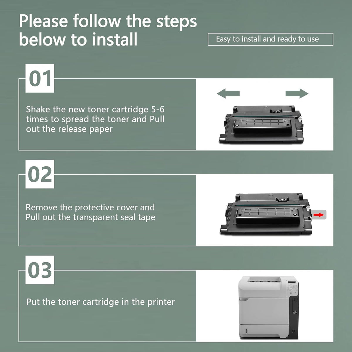 Compatible Black Toner Cartridge F79341